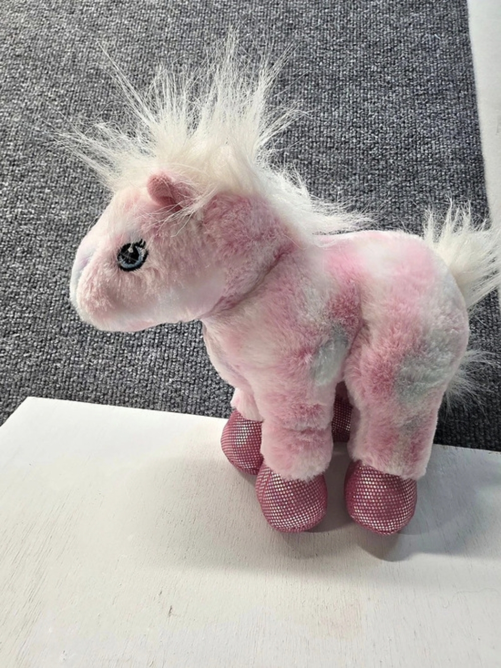 Webkinz Ganz Pink Pony HM117 Plush Horse Sparkle Hooves Magic W No Code